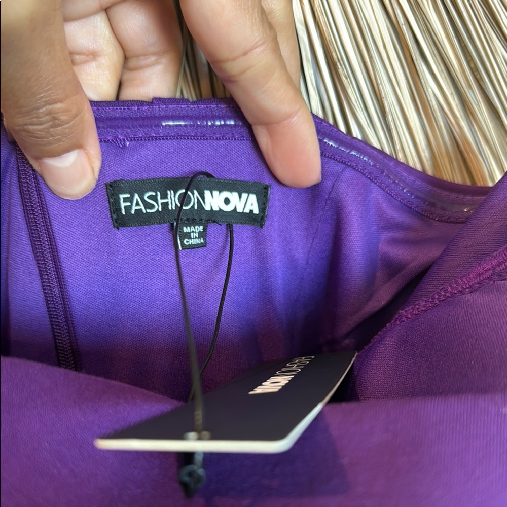 Fashion Nova Purple Sweetheart Slip Dress - Picture 3 of 14